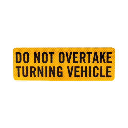 Caravan Sticker - Do Not Overtake