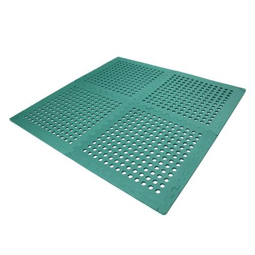 Foam Floor Mat Green - 4 Pack