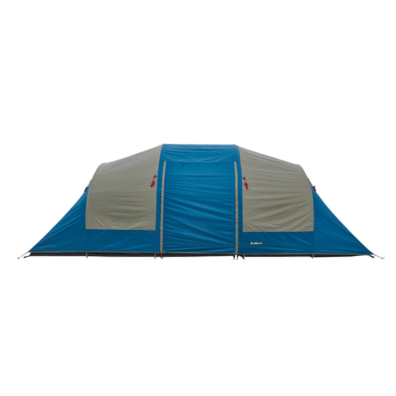Tasman 10P Dome Tent - 3 Room Family Camping Tent