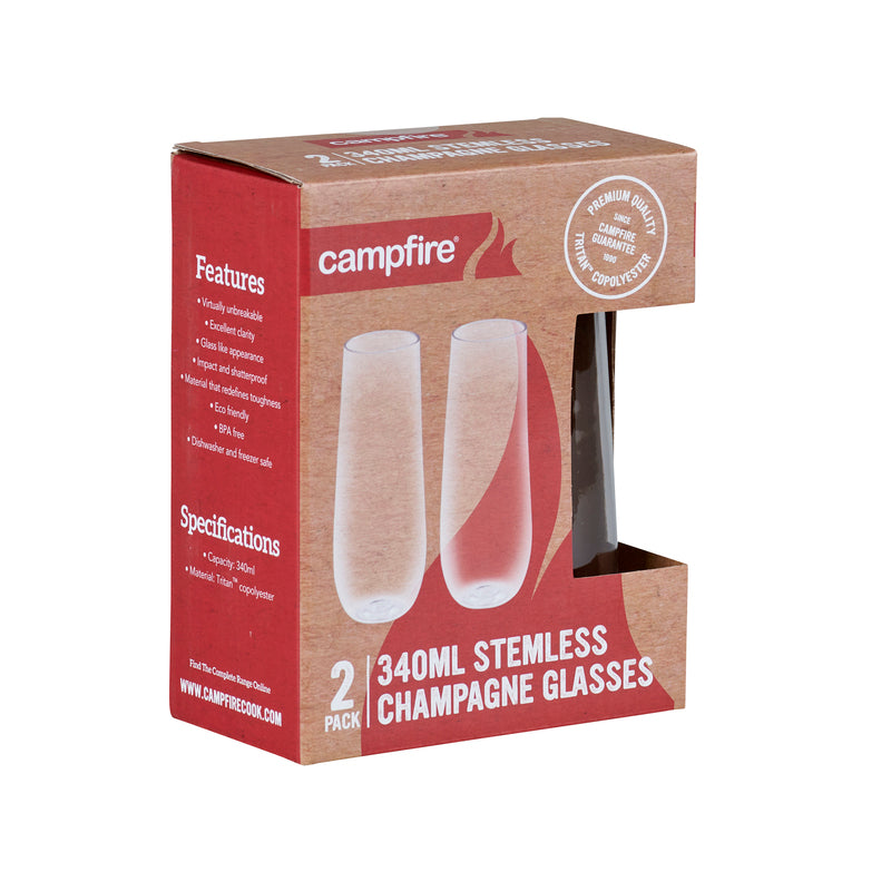 Tritan Stemless Champagne 340ML 2 pack