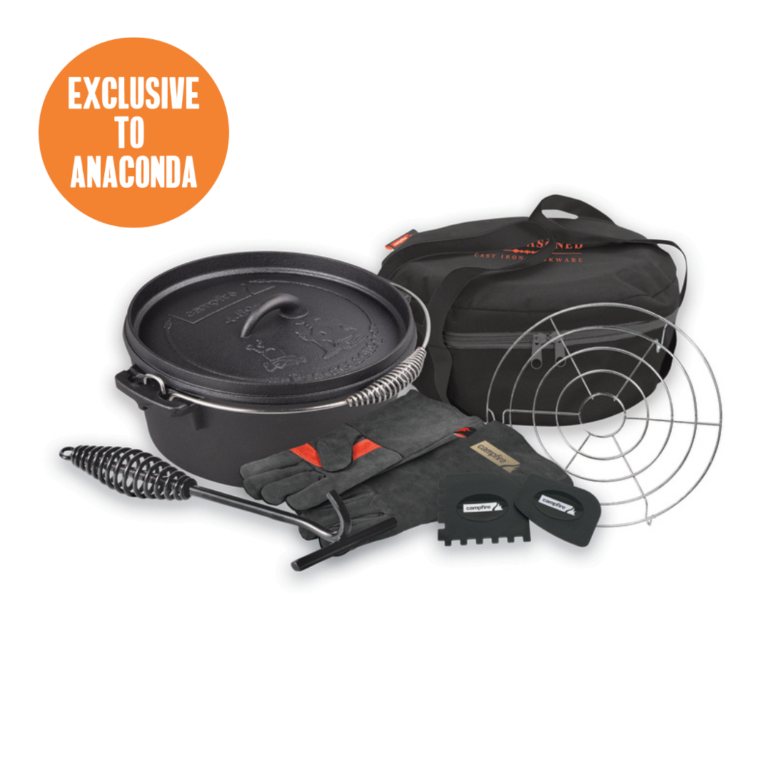 6 Piece Camp Oven Set 4.5QT