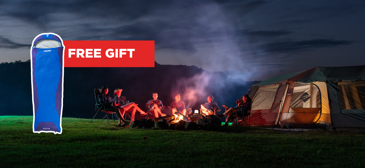 FREE GIFT WITH SELECTED TENTS