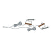6mm Double Guy Rope with Wooden Runners & Springs