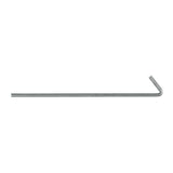 Galvanised Steel Tent Pegs (Pack of 10) - 225 x 6MM