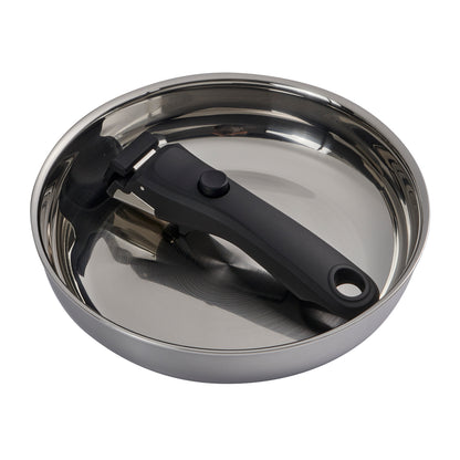 Compact Stainless Steel  Frypan