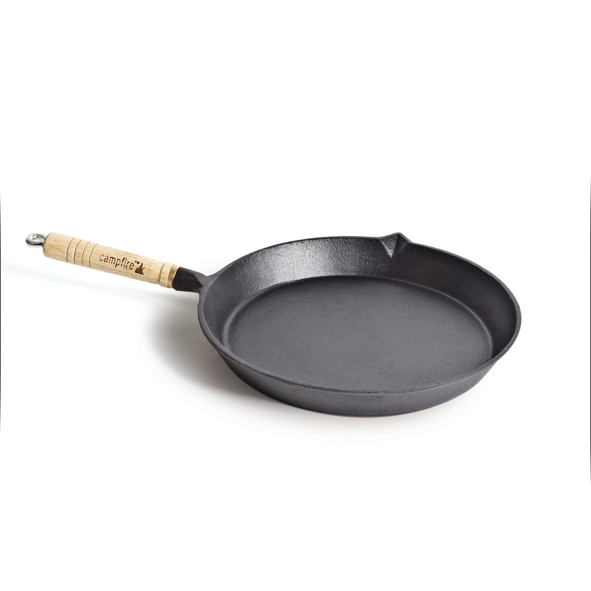 25cm Round Frying Pan Solid Handle