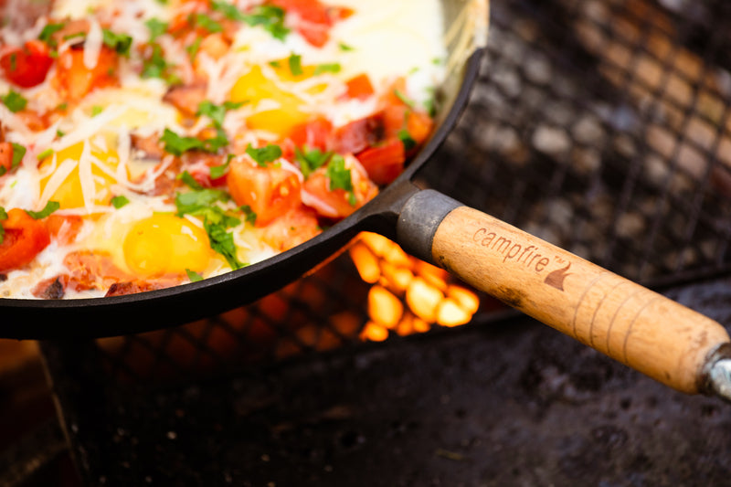 25cm Round Frying Pan Solid Handle