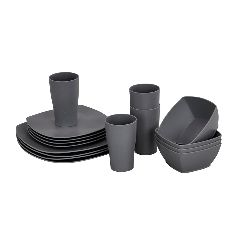 16 Piece Square Dinner Set