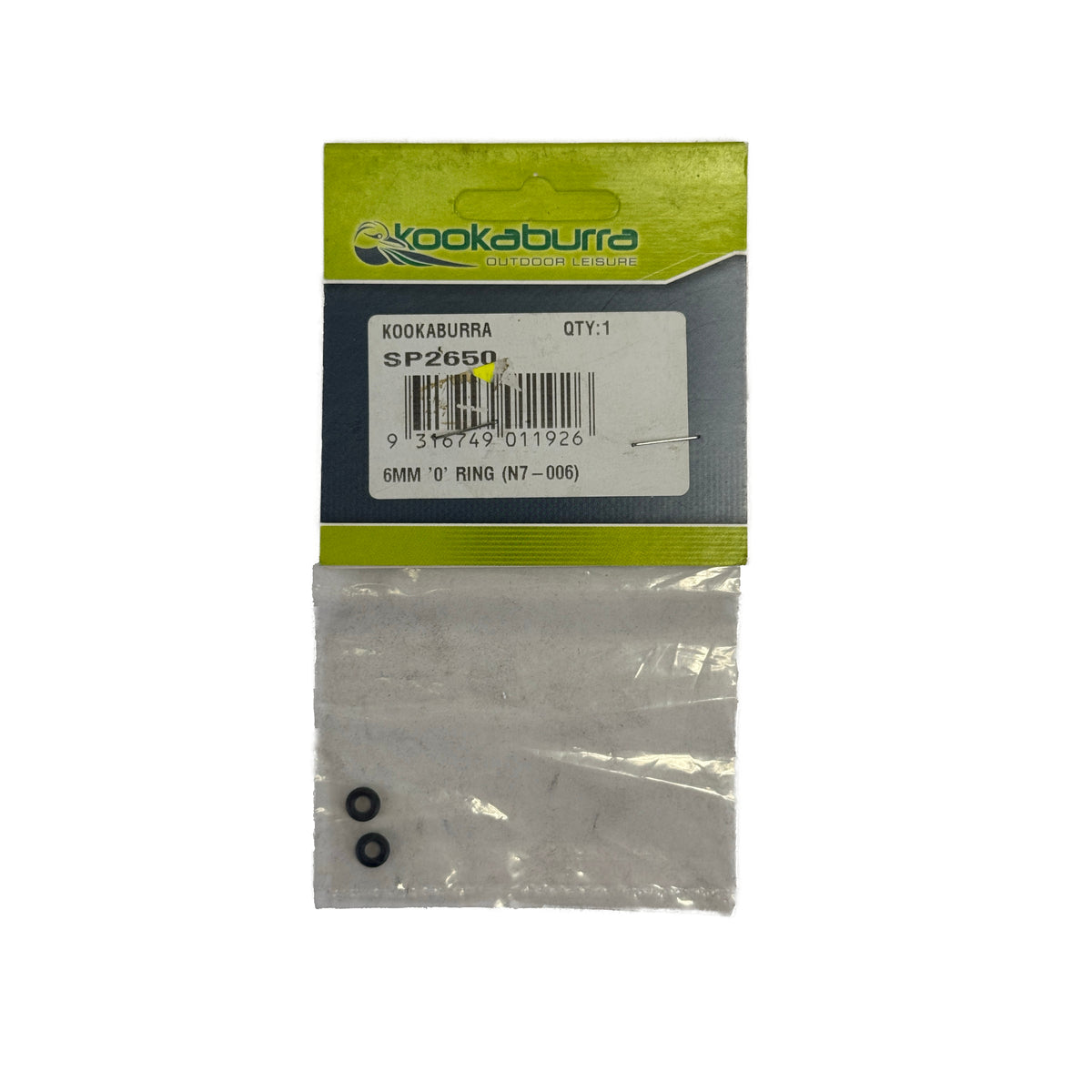 6mm '0' Ring (N7-006) 2 Pack