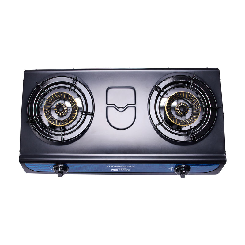 Double Burner Wok Cooker