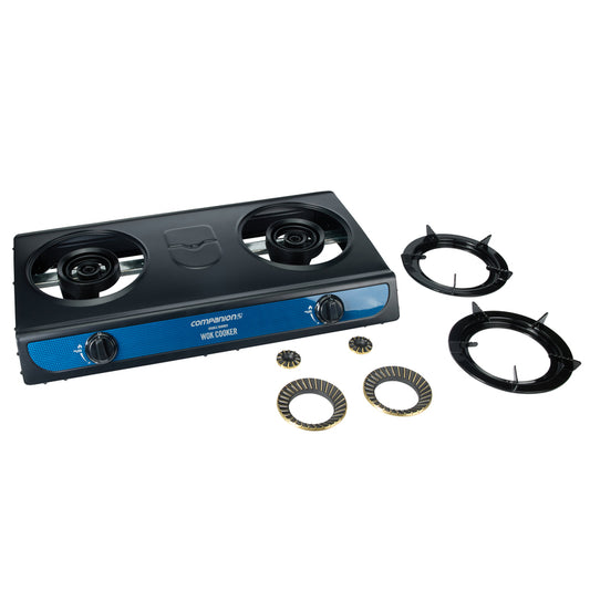 Double Burner Wok Cooker