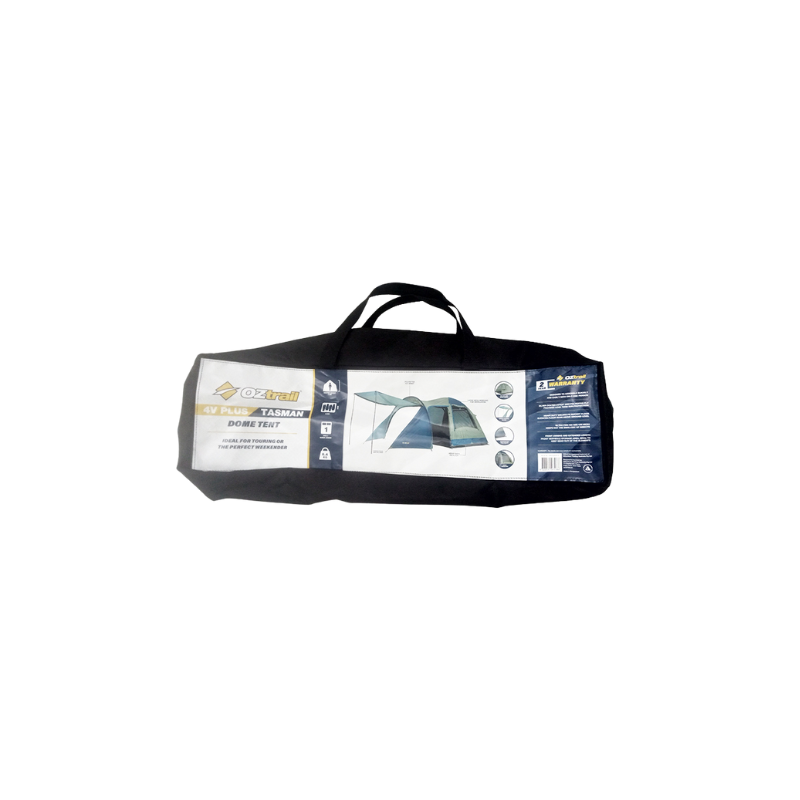 Dome Tent- Tasman 4v Plus Carry Bag