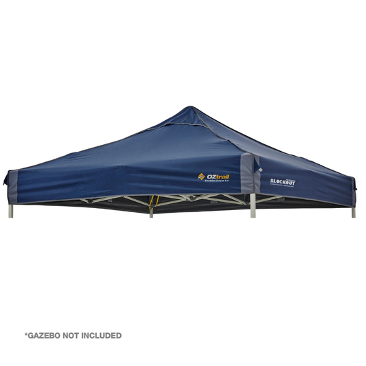 BlockOut Deluxe 2.4M Gazebo Canopy - Blue