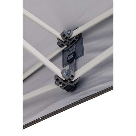 Hydroflow Deluxe 2.4x2.4m Gazebo | Heavy Duty Steel Frame | 300D Navy Canopy | Antiponding Bars | HD Wheeled Bag