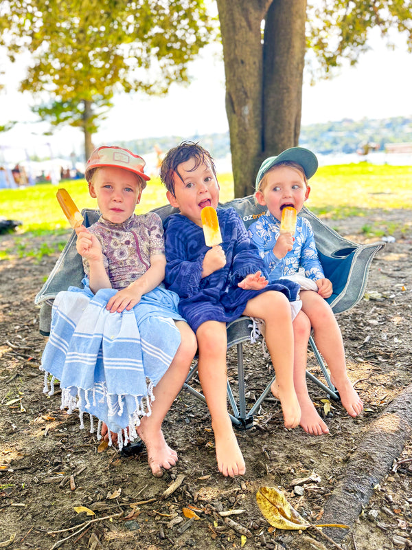 Junior Galaxy 2 Seater Sofa Blue