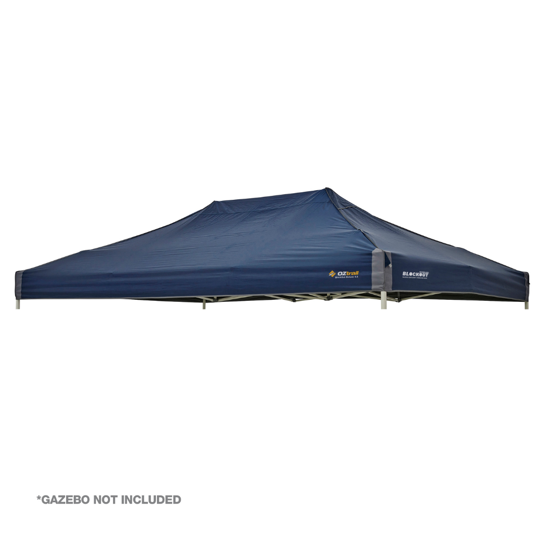 BlockOut Deluxe 4.5M Gazebo Canopy - Blue