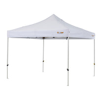 Commercial Deluxe 3x3m Gazebo | Perfect for Markets | 500D White Canopy | Antiponding Bars | HD Wheeled Bag