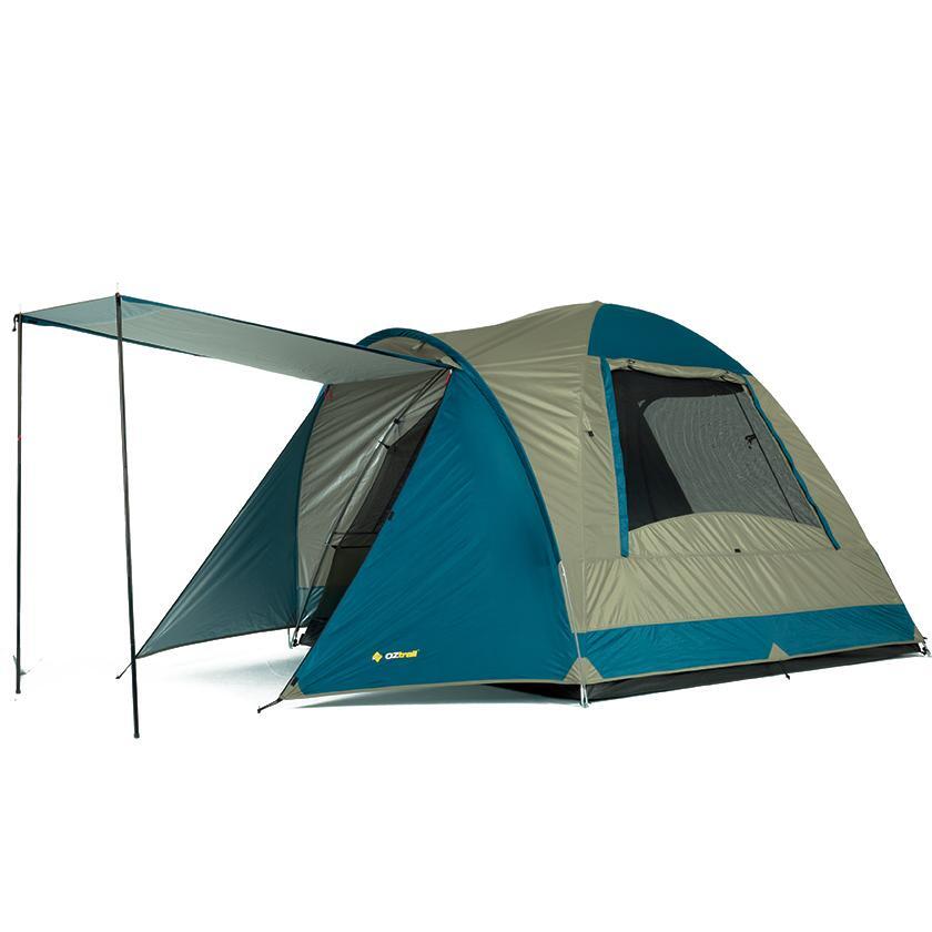 Tasman 4 Person Dome Tent | UVTex Flysheet | Large Mesh Panels | PE Bucket Floor