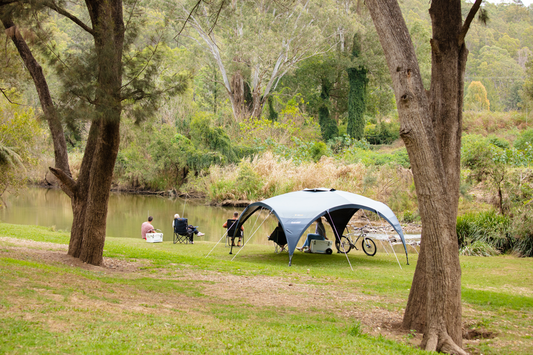 4.2m Blockout Shade Dome - With Sun Wall | Dome Gazebo | BlockOut Coating | UV Protection | Heavy Duty Steel Frame