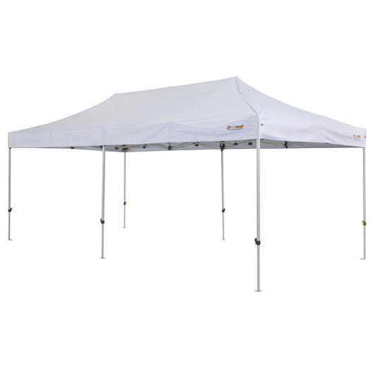 Commercial Deluxe 6x3m Gazebo | Perfect for Markets | 500D White Canopy | Antiponding Bars