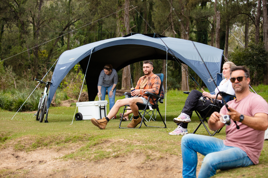 4.2m Blockout Shade Dome - With Sun Wall | Dome Gazebo | BlockOut Coating | UV Protection | Heavy Duty Steel Frame