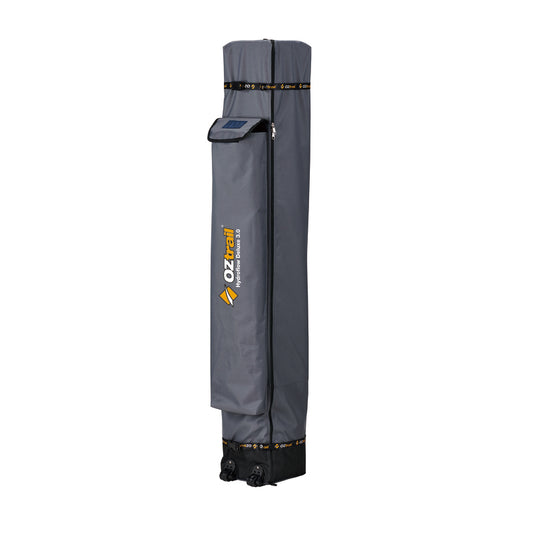 Hydroflow Deluxe 3x3m Gazebo | Heavy Duty Steel Frame | 300D Navy Canopy | Antiponding Bars | HD Wheeled Bag