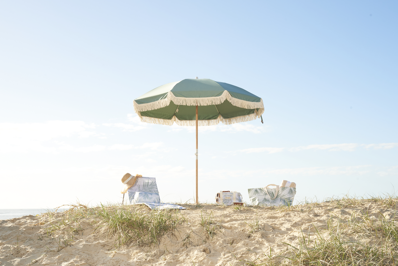Beach Umbrella - Palm Cove Green
