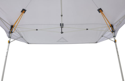 Commercial Deluxe 3x3m Flexi Shade Gazebo | Perfect for Markets | 500D White Canopy | Antiponding Bars | HD Wheeled Bag