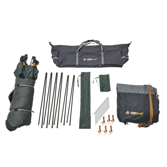 Fast Frame Odyssey 10 Person Tent | BlockOut Coating | Integrated Lighting | 3000mm Waterhead Rating | Quick & Easy Set Up