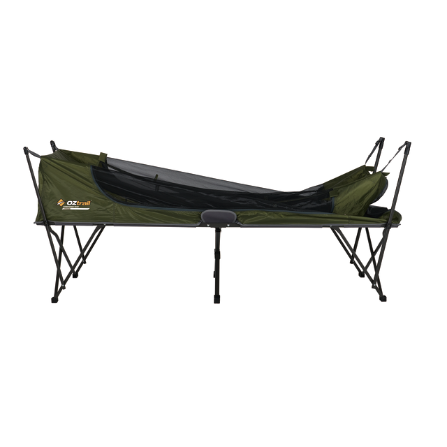 Easy Fold 1 Person Stretcher Tent | Heavy Duty Steel Frame | 1500mm Waterhead Rating | Compact Pack Size | 150kg Weight Rating