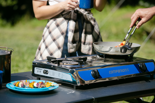Double Burner Wok Cooker