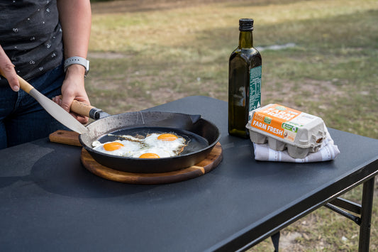 Round Frying pan - Solid Handle 30cm