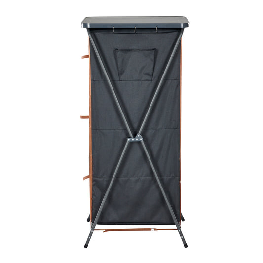 Deluxe Folding 4 Shelf Cupboard