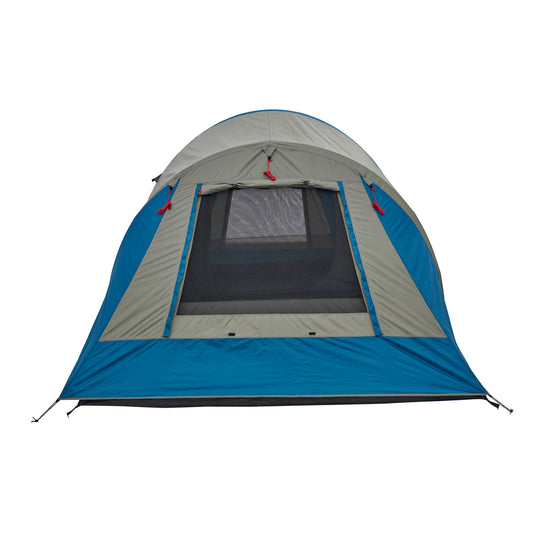 Tasman 10 Person Dome Tent | Full Dome Construction | 3 Room Tent | Heavy Duty PE Floor | Compact Pack Size