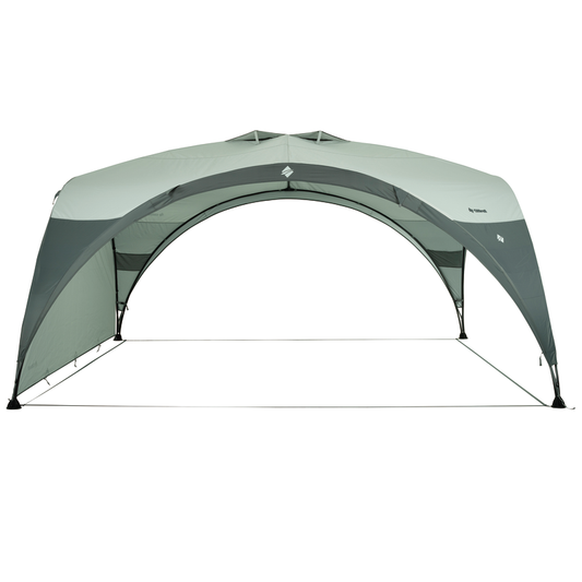 4.2m Shade Dome Deluxe - With Sun Wall | Dome Gazebo | Heavy Duty Steel Frame | 150D Canopy
