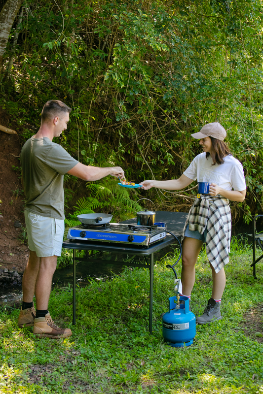 Double Burner Wok Cooker