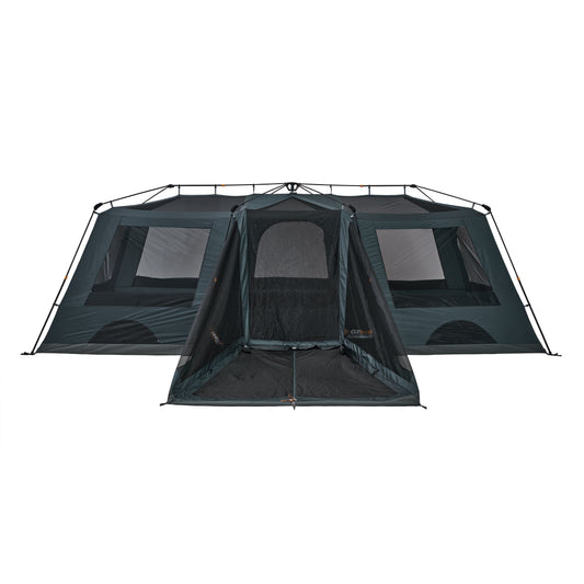 Fast Frame Blockout Lumos 12 Person Tent | 3 Room Tent | Integrated Lighting | 3000m Waterhead Rating
