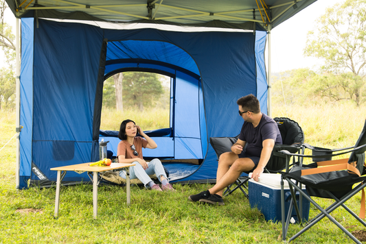 Portico Deluxe 3m Gazebo Tent | 1500mm Waterhead Rating | 3 Person Tent | HD Carry Bag | Mesh Roof & Windows