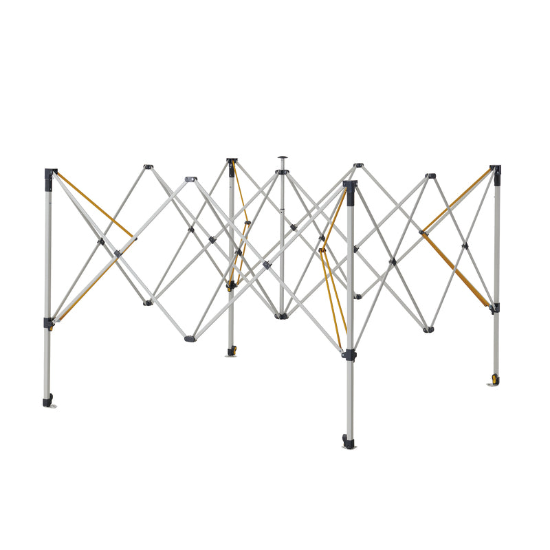 Hydroflow Deluxe 3x3m Gazebo | Heavy Duty Steel Frame | 300D Navy Canopy | Antiponding Bars | HD Wheeled Bag