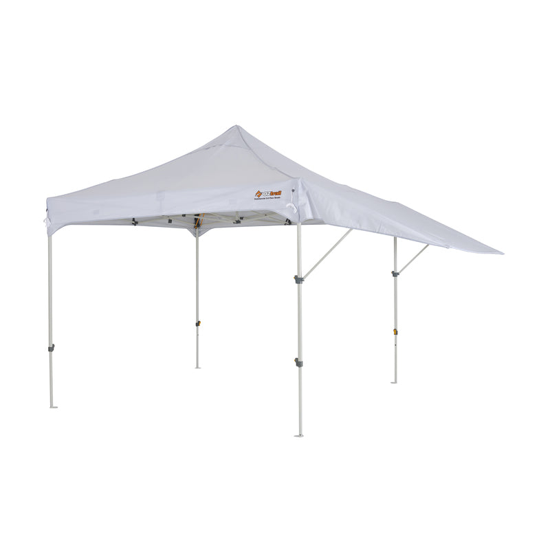 Commercial Deluxe 3x3m Flexi Shade Gazebo | Perfect for Markets | 500D White Canopy | Antiponding Bars | HD Wheeled Bag
