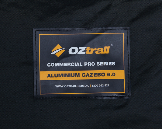 Commercial Pro Aluminium 6.0 Gazebo - Black