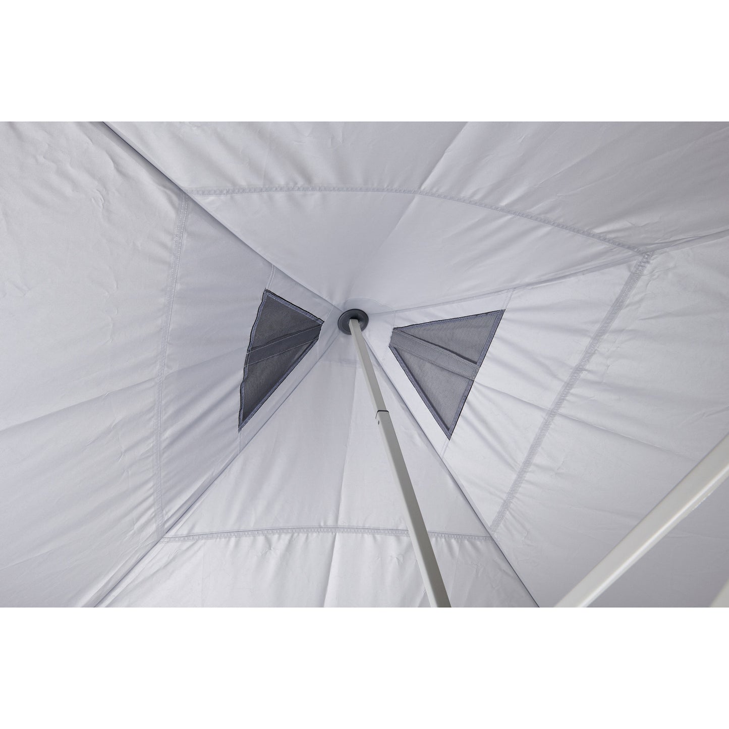 Commercial Deluxe 3x3m Gazebo | Perfect for Markets | 500D White Canopy | Antiponding Bars | HD Wheeled Bag