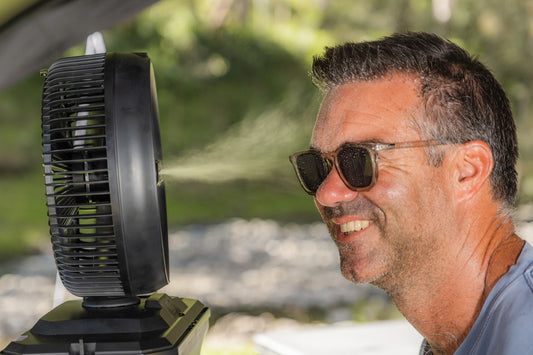 Aerobreeze ProMist 25cm Oscillating Misting Fan