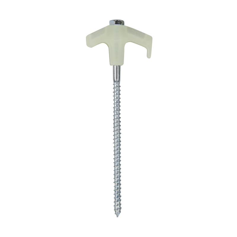 Screw In Tent Peg Set 25 Piece Glow in the dark