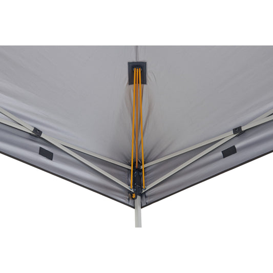 Hydroflow Deluxe 4.5x3m Gazebo | Heavy Duty Steel Frame | 300D Navy Canopy | Antiponding Bars
