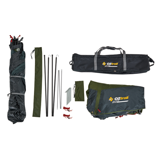 Fast Frame 4 Person Tent | 1500mm Waterhead Rating | Quick & Easy Set Up | Perfect For Small Families | 150D Flysheet