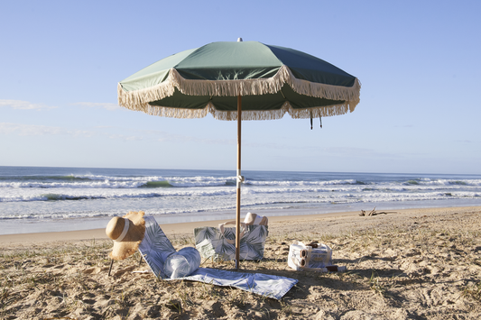 Beach Umbrella - Palm Cove Green