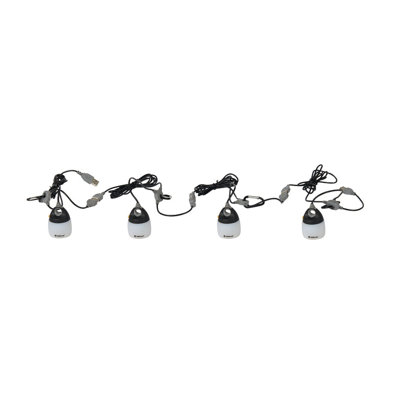 Lumos Chainable USB Tent Lights 4 Pack