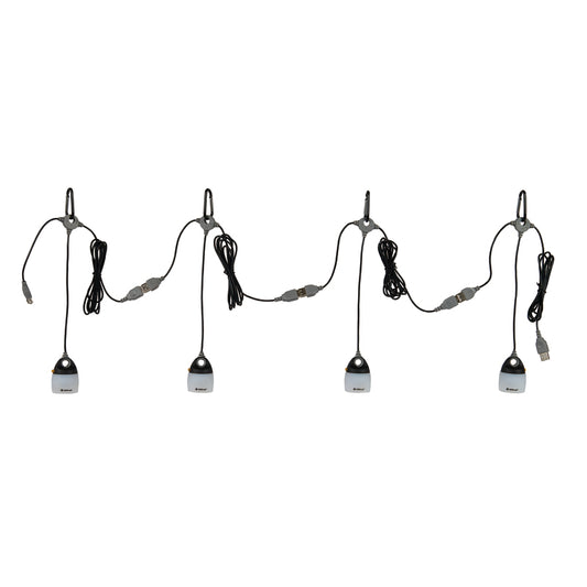 Lumos Chainable USB Tent Lights 4 Pack