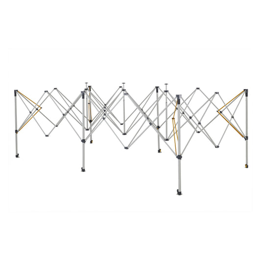 Hydroflow Deluxe 6x3m Gazebo | Heavy Duty Steel Frame | 300D Navy Canopy | Antiponding Bars